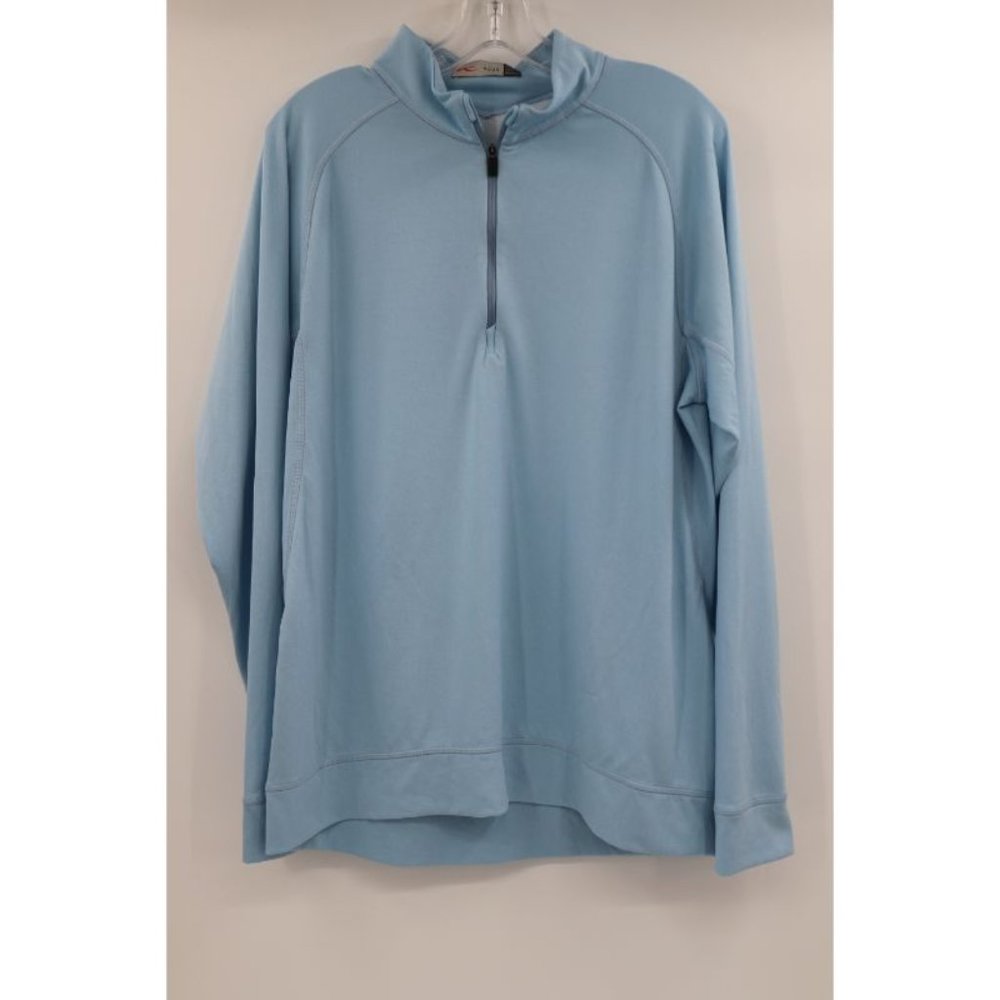 KJUS Men's 52 Keano Half Zip Raglan Sleeves Stretch Lightweight Sweatshirt shirt